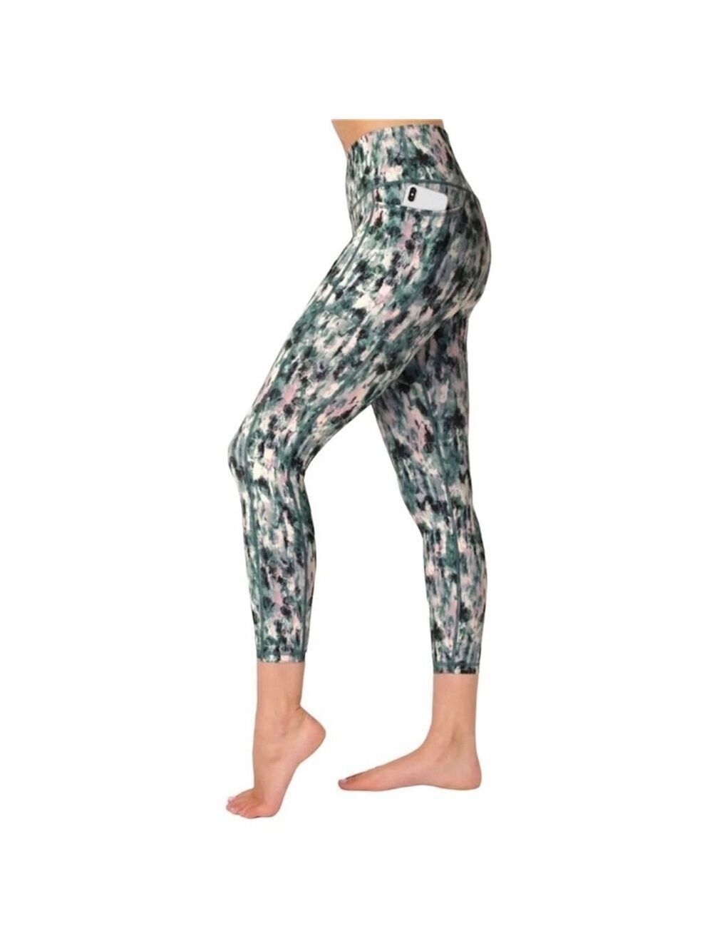 Sweaty Betty Super Sculpt Pocket 7/8 Leggings blue xray floral print XXS